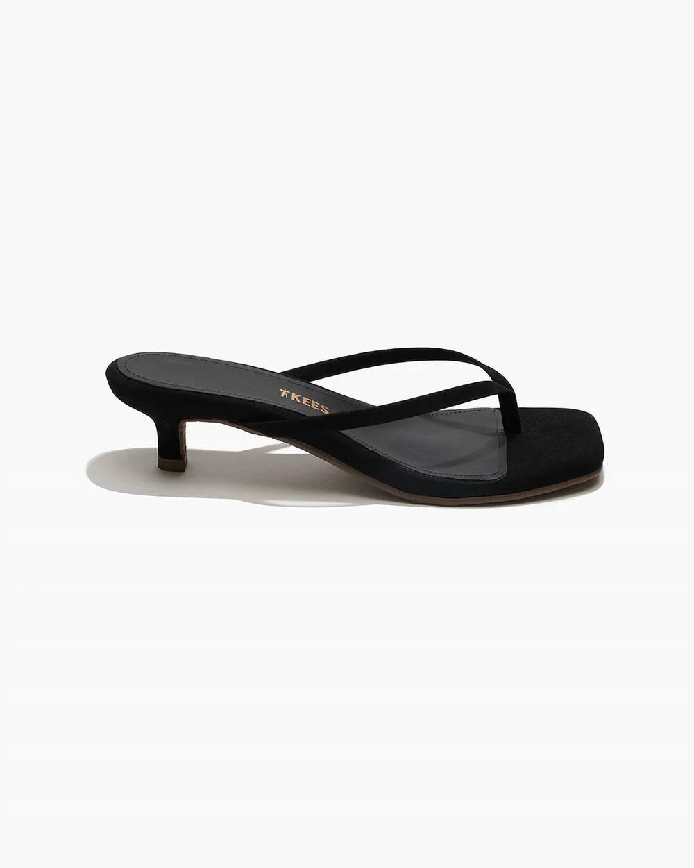 NEW TKEES women's square toe julia suede sandal in sable